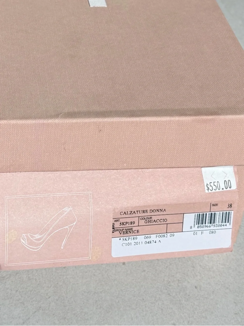 Miu Miu Pink Gift Set Shoe Box Dust Bags Ribbon Shopping Bag Authentic Designer - Picture 10 of 16